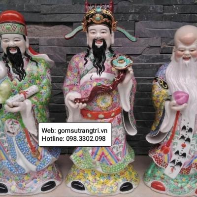 TƯỢNG TAM ĐA GỐM SỨ GIANG TÂY – MANG LẠI HẠNH PHÚC, TÀI LỘC, SỨC KHỎE CHO GIA CHỦ